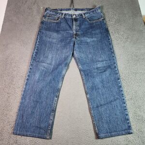 Levis 550 Jeans Mens 38x30 Blue Relaxed‎ Fit Tapered Leg Denim Medium Wash